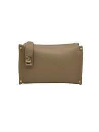 Genuine Leather Boxy Crossbody Bag, Made in Italy, art. 112759