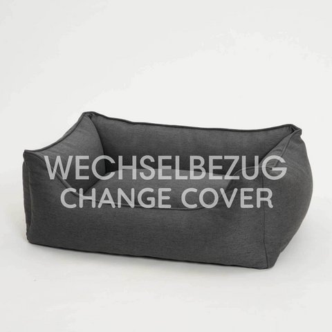 Wechselbezug Hundebett Box Bett Ono graphit