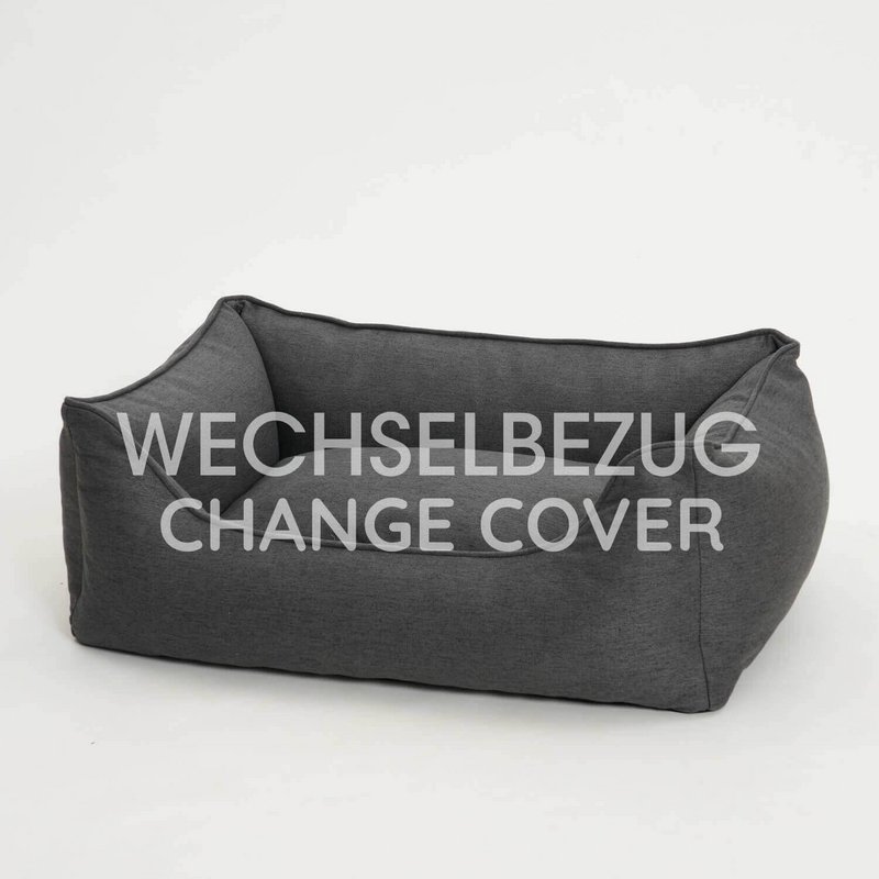 Wechselbezug Hundebett Box Bett Ono graphit