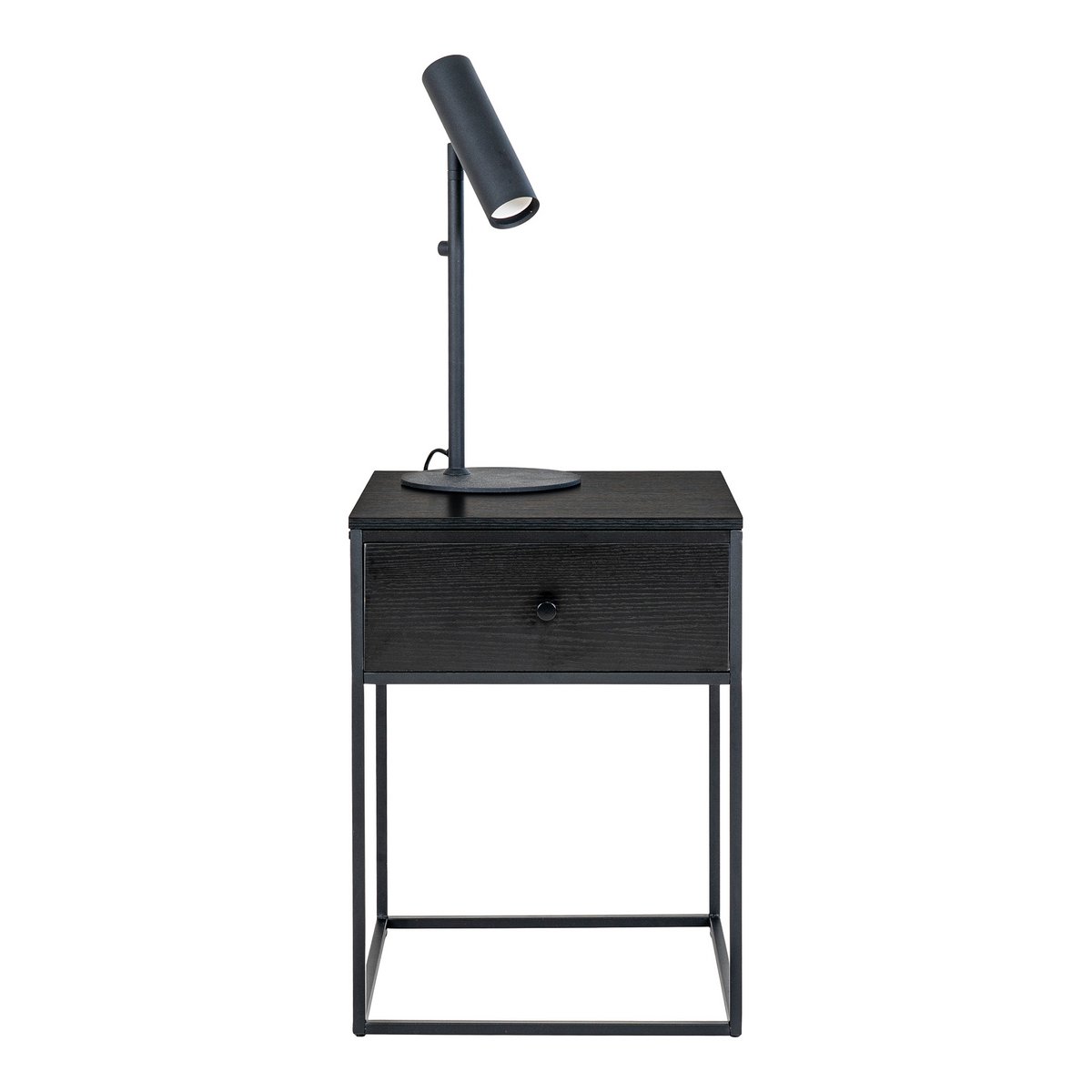 Vita Side Table - black, steel, 40x40x55cm