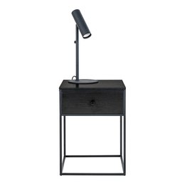 Vita Side Table - black, steel, 40x40x55cm