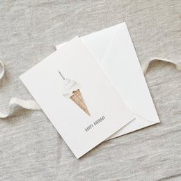 Biglietto d'auguri · Candela gelato
