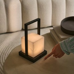 Nola Alabaster Rechargeable Table Lamp