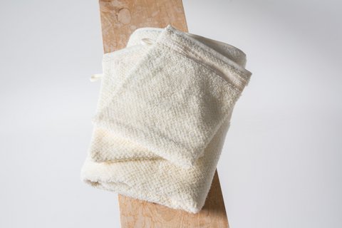 Bath Deco Washcloth - Soft & Organic Cotton - Baby Cream