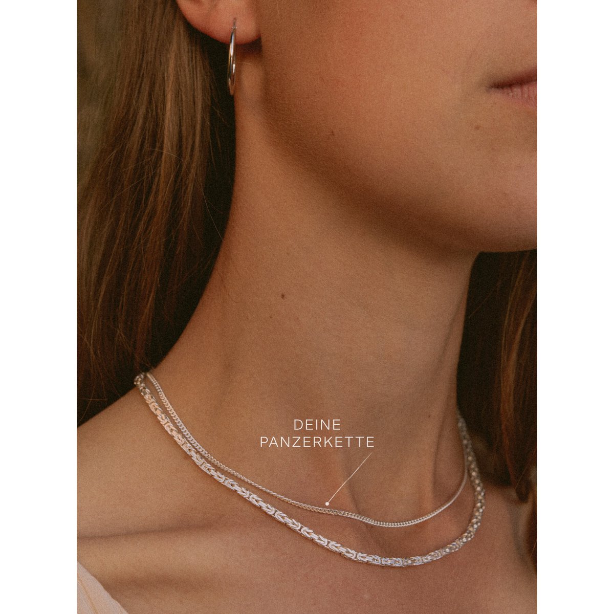 Catena barbazzale TIMELESS classica in argento