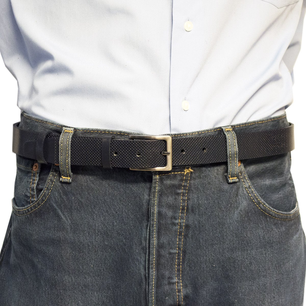 Ceinture pour femme en cuir ou ceinture pour homme en cuir avec impression en cuir véritable 3 cm de large