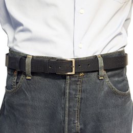 Ceinture pour femme en cuir ou ceinture pour homme en cuir avec impression en cuir véritable 3 cm de large