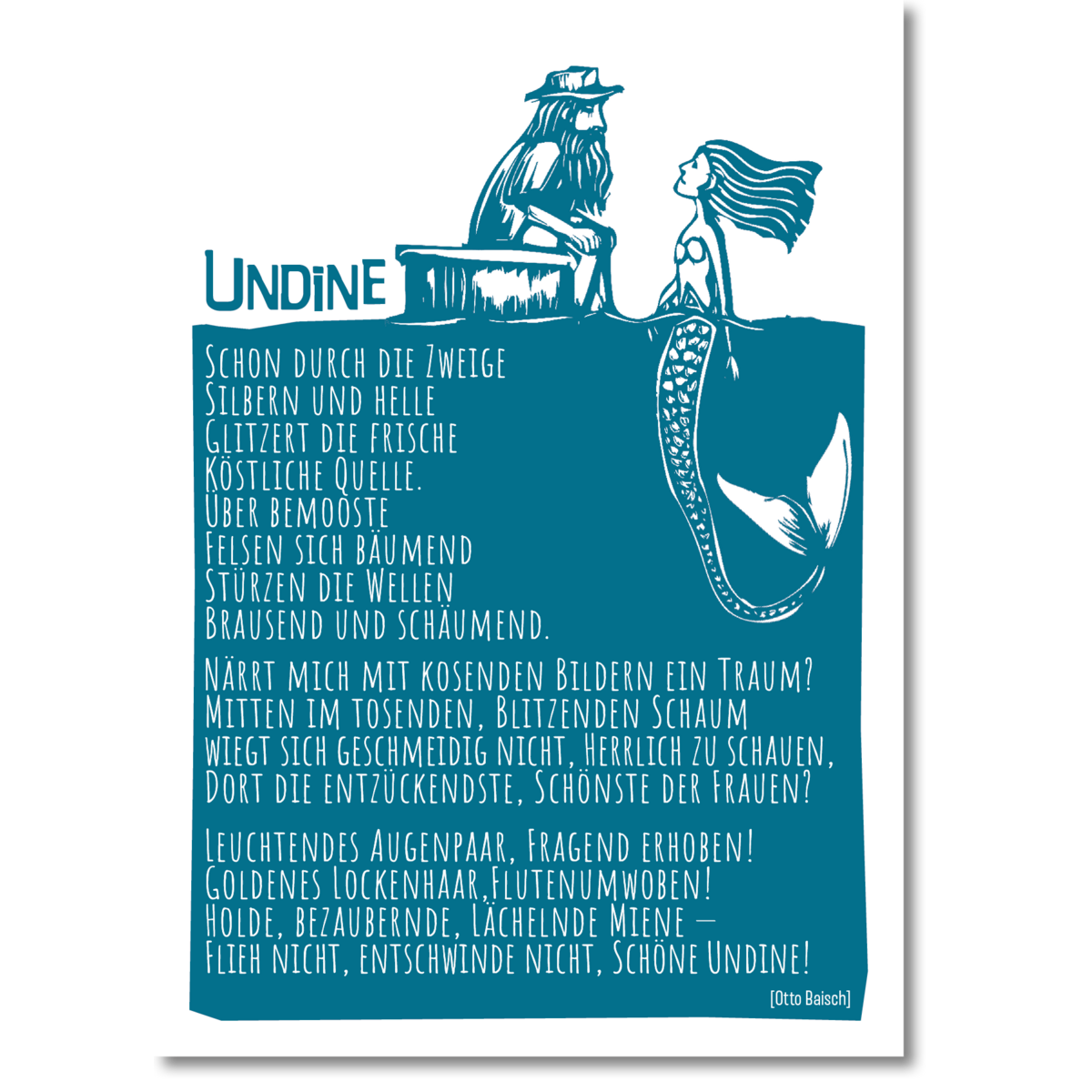 Carte postale Ondine