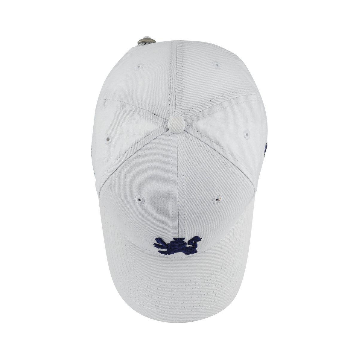 O.Leo Baseballpet - Wit - Blauwe leeuw - Unisex