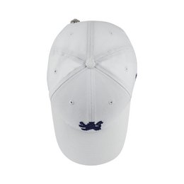 O.Leo Baseballkappe – Weiß – Blauer Löwe – Unisex