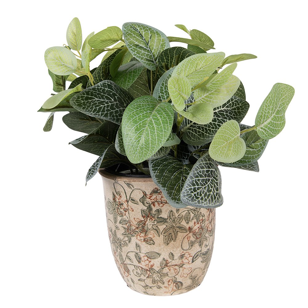 Bloempot Ø 15x15 cm Beige Keramiek