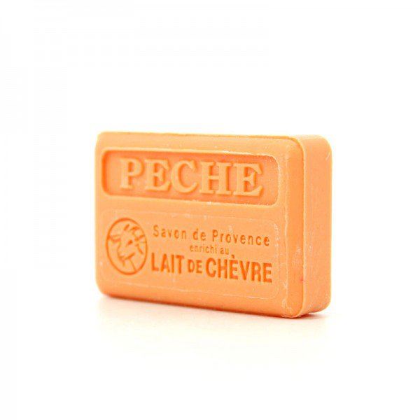 5x Savon de Marseille goat's milk peach soap 100g