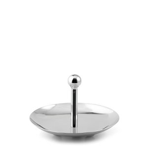 Etagere aus Edelstahl mit 1 Schale