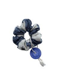 Scrunchie - Light Blue Jacquard - Recycled