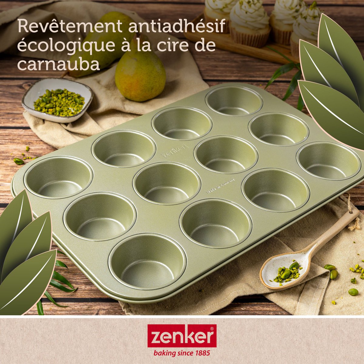Zenker Green Vision Muffinpan met 12 holtes