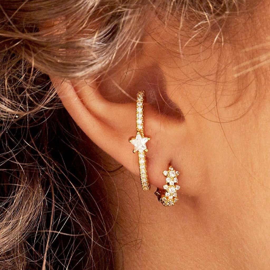 Rhinestone earrings