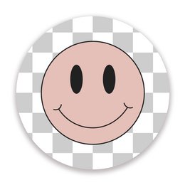 Wall Circle Set Smileys Pink