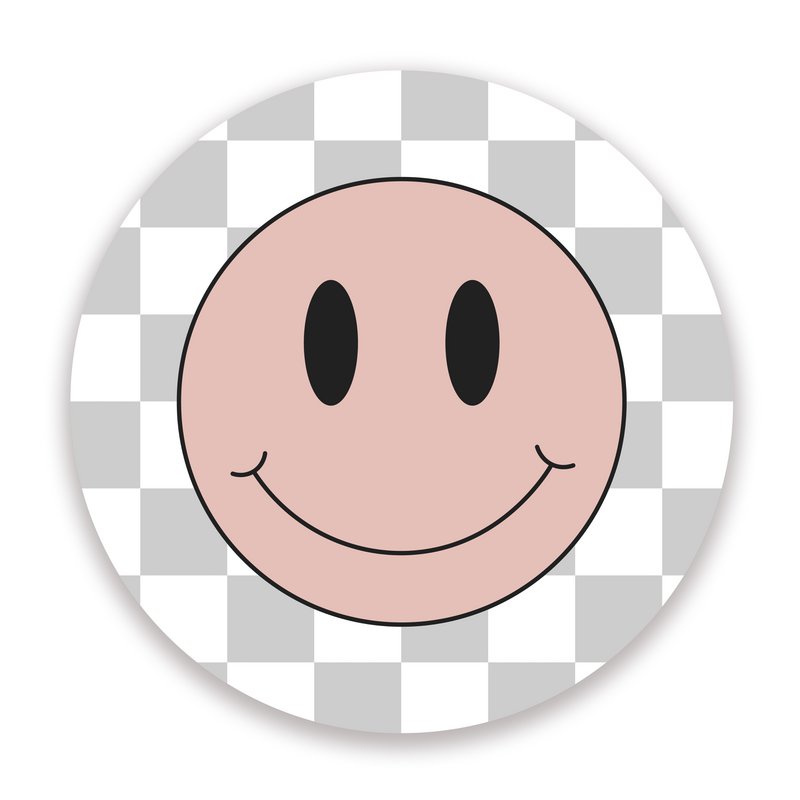 Wandkreis-Set Smileys Pink