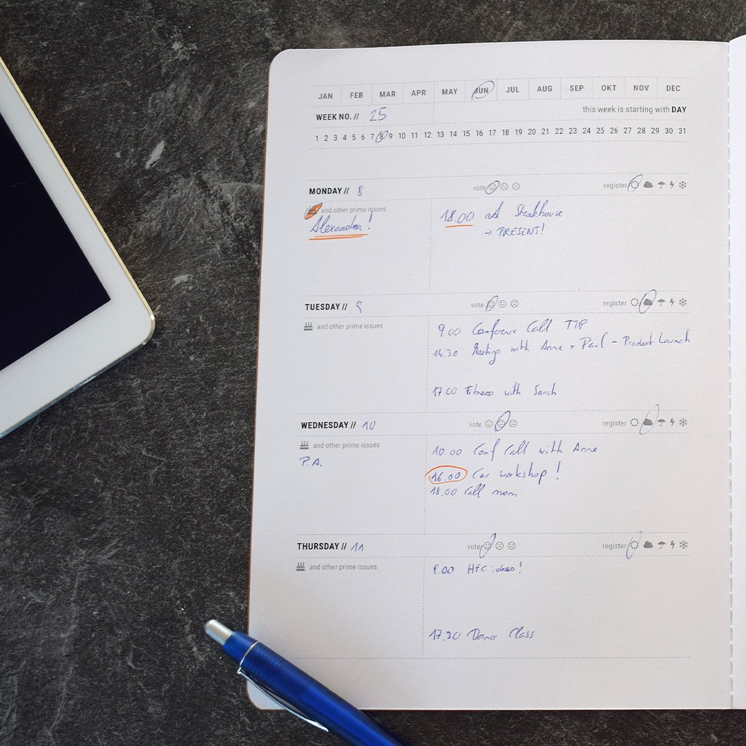 Wekelijks Planner Briefpapier Notitieboek