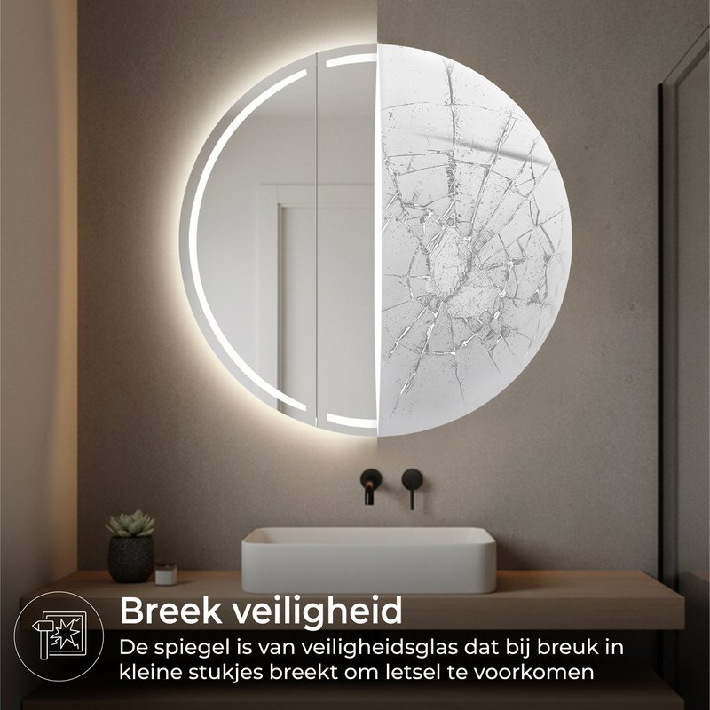 Halo 60 CM Mirror Cabinet