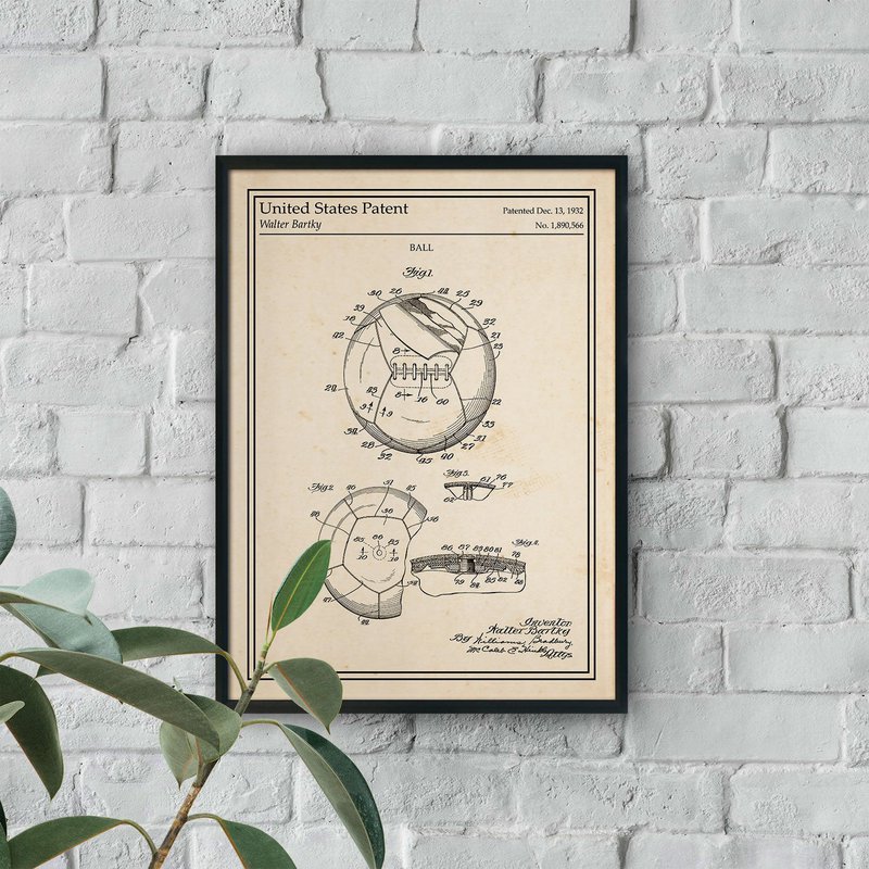 Affiche brevet Ballon de Football