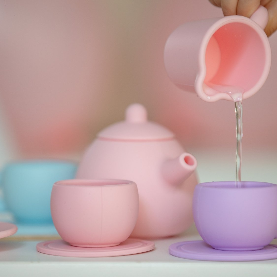 Dinette, service à Thé en Silicone 