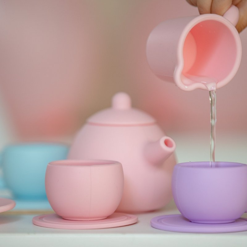 Dinette, service à Thé en Silicone 