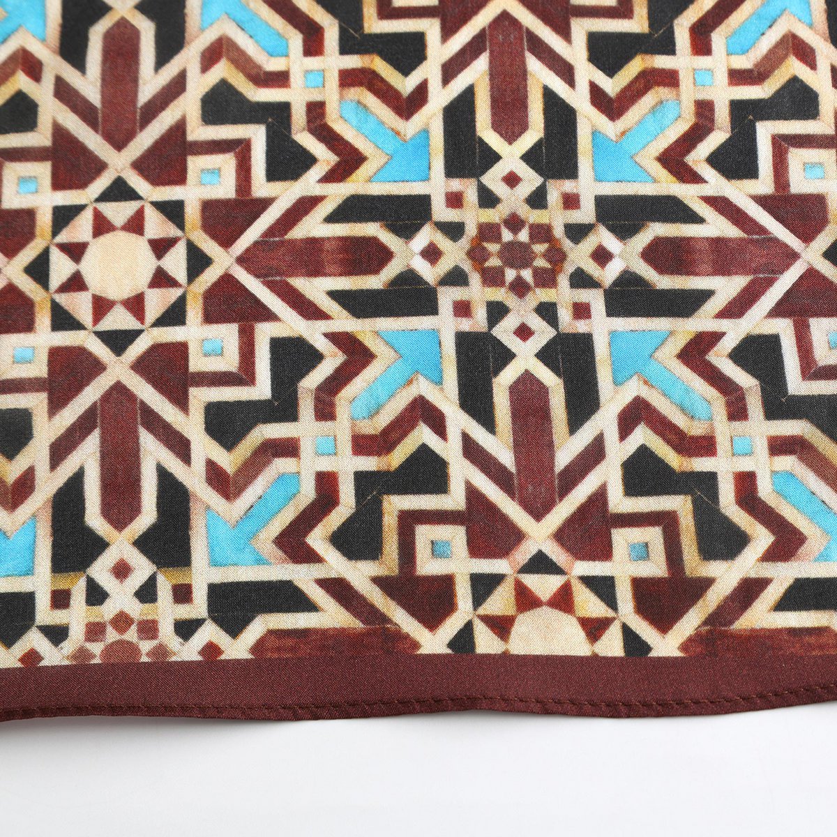 Brown Silk Neckerchief