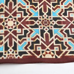 Brown Silk Neckerchief