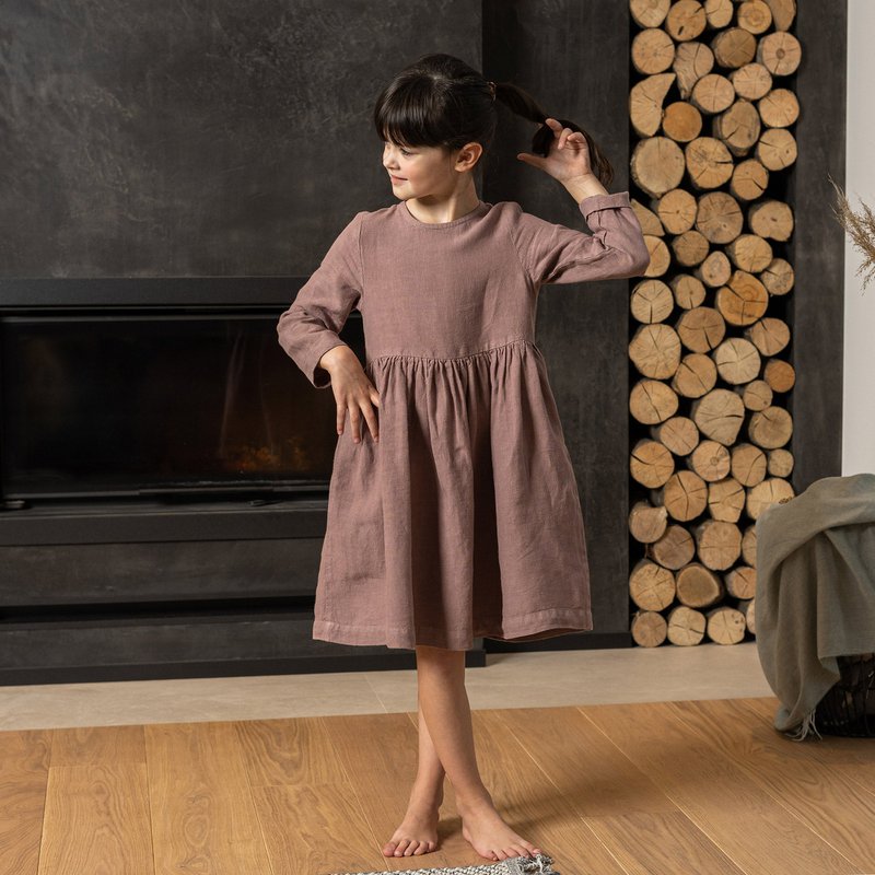 Girls' Linen Dress Lucy
