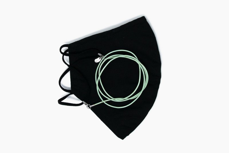 Light green leather strap PESTO