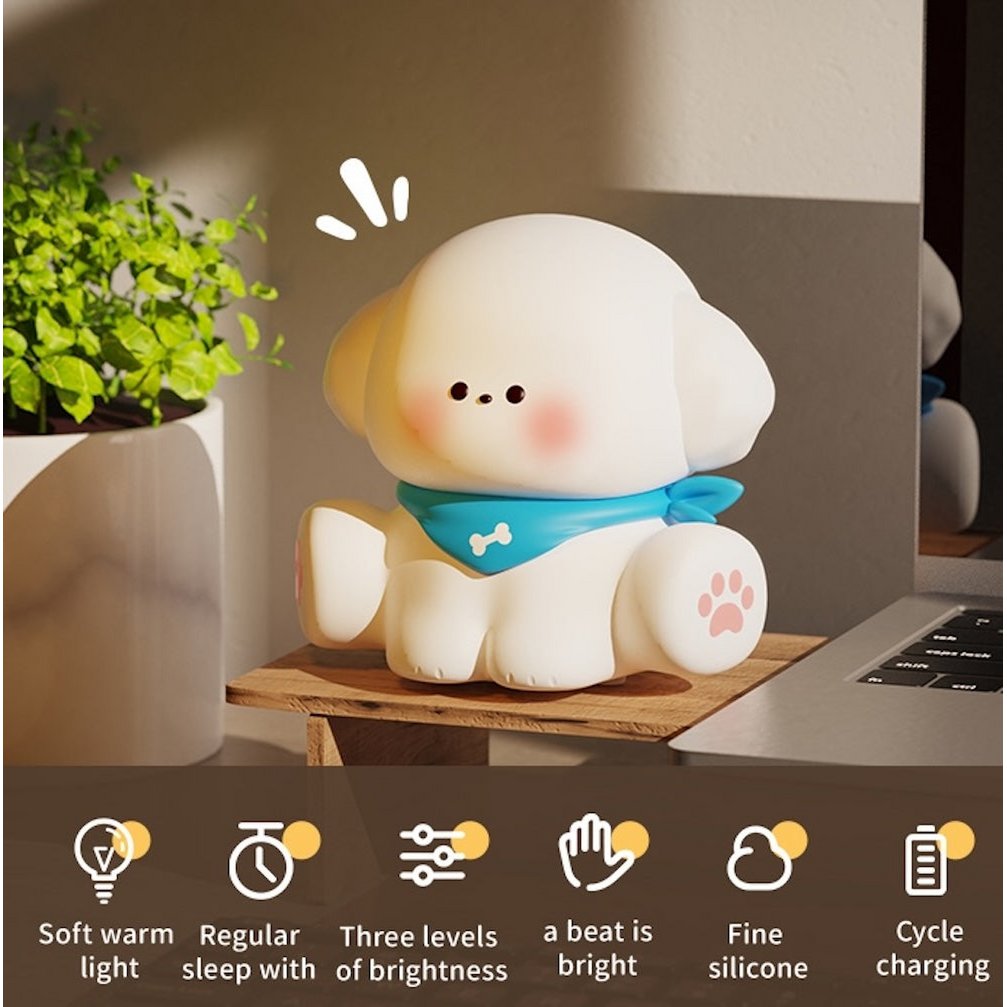 Puppy Silicone Night Lamp