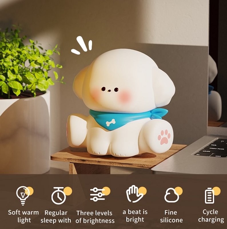 Puppy Silicone Night Lamp