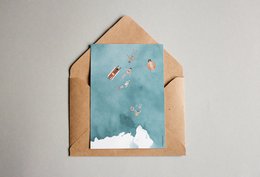 cartolina 'nuoto'
