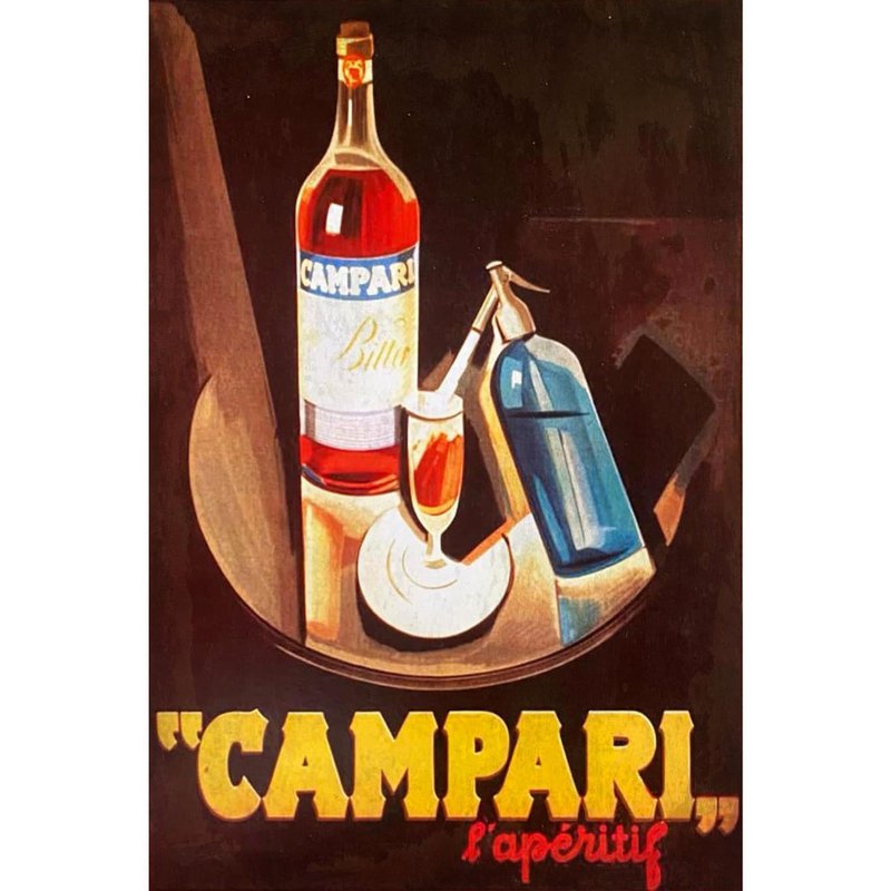 Blechschild - Campari Aperitivo 20x30cm