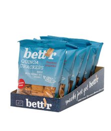 Quinoa Crackers Smoked Paprika, organic, Bett'r, 100g
