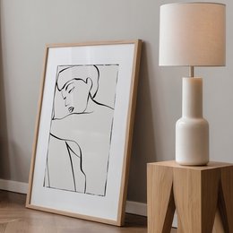 Poster: Thoughtful Woman
