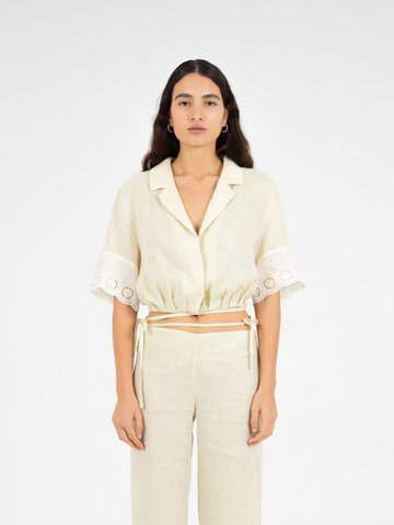 Aurora-Leinen-Beige-Top