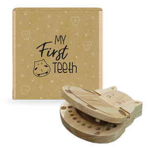 My First Teeth - Wooden Tooth Box