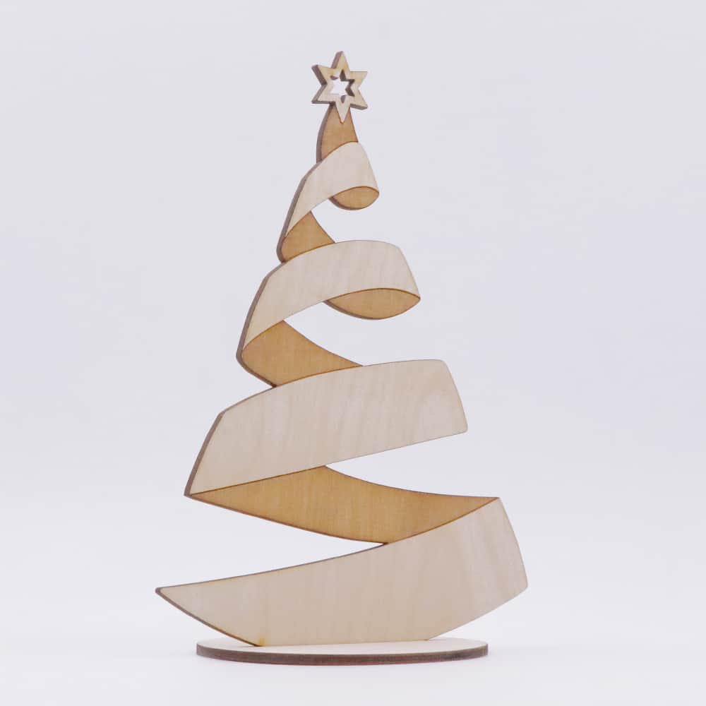 CoolCuts Wooden Christmas Tree 24 cm