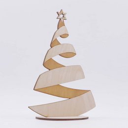Arbre de Noël en bois CoolCuts 24 cm