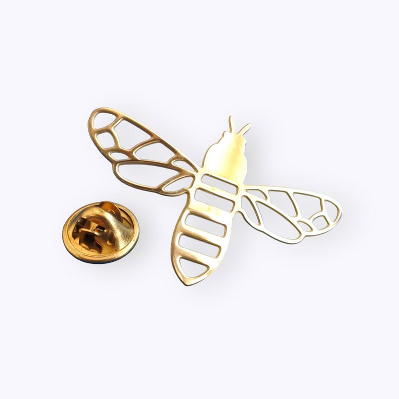Golden pin bee