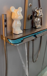 Lina termostatisk LED display brusesøjle med tablet og 4 vandudløbstilstande fra Pavao Studio