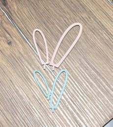 ¡Único! Preciosa decoración de conejito de pascua con orejas de conejito extraíbles
