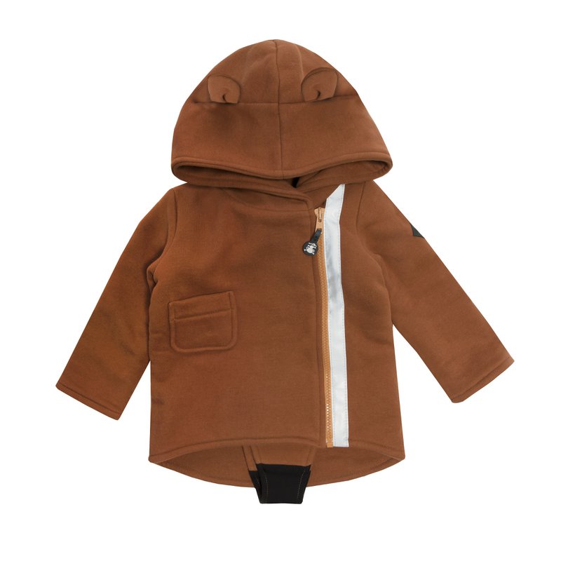 baby bomuldsjakke brun