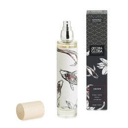 Fresh green and floral fragrance in a 100ml/3.38 fl.oz perfume spray bottle with a butterfly design.