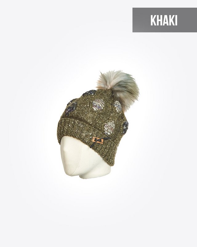 Gorro de mujer con pompón: BALI