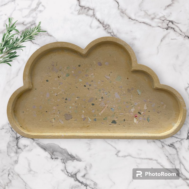 New In! Cloud shaped Trinket Tray - made of Jesmonite