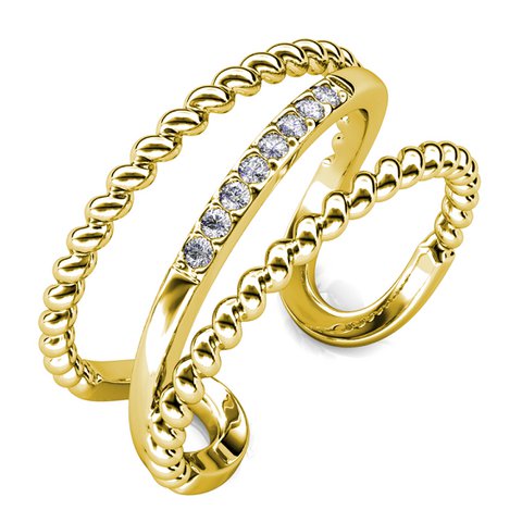 Irving Ring – Gold und Kristall