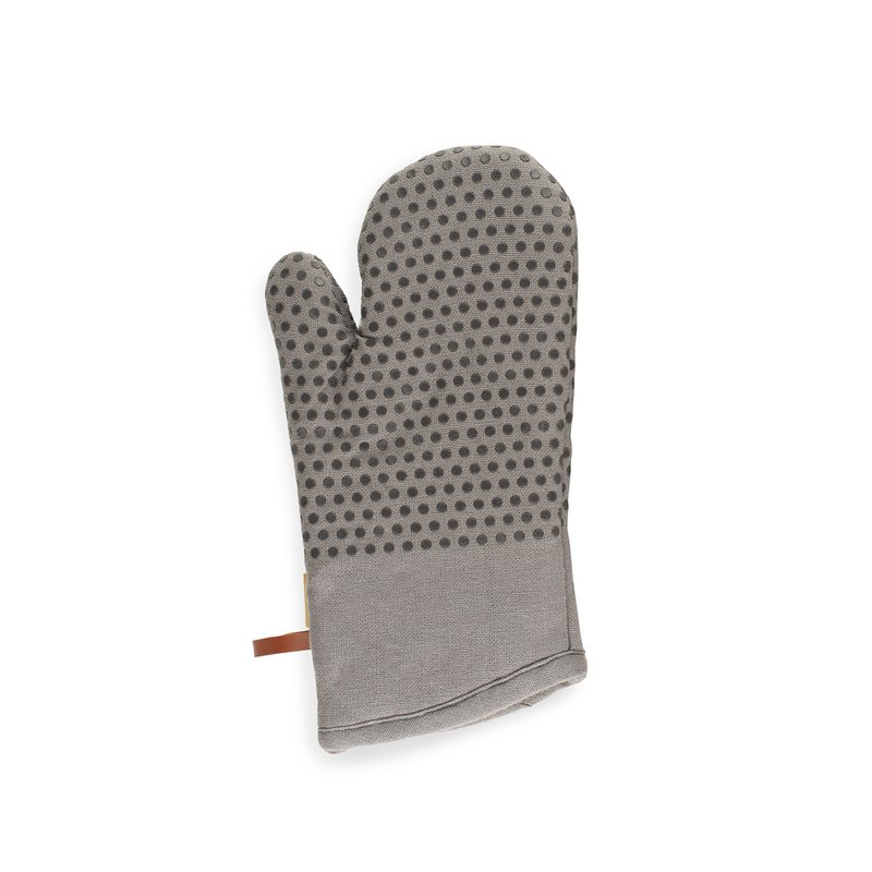 CH&F Ofenhandschuhe 100 % Baumwolle | Silikonpunkte | 18x33cm